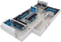 INFINUO十萬(wàn)級(jí)/萬(wàn)級(jí)清潔度檢測(cè)無(wú)塵室實(shí)驗(yàn)室